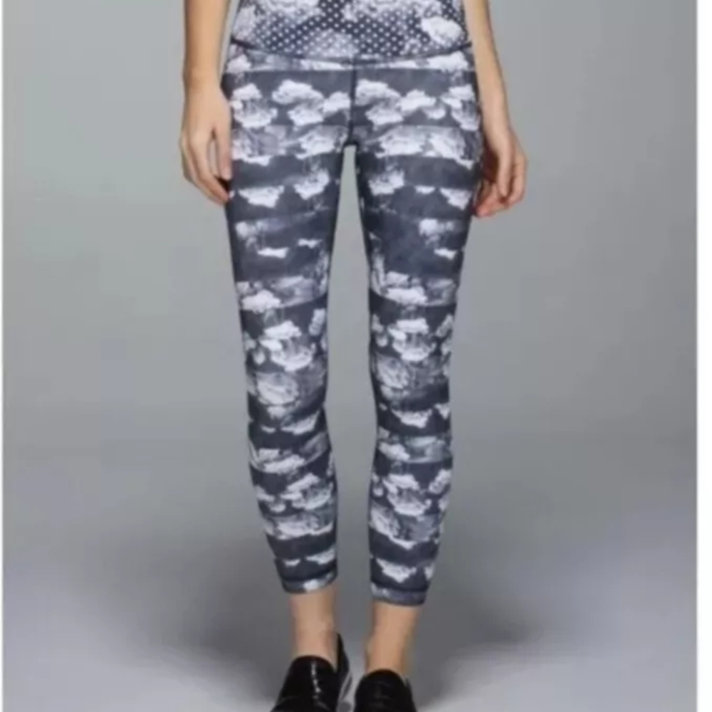 Lululemon Wunder Under Dream Rose Cloud High Rise Legging Size 6